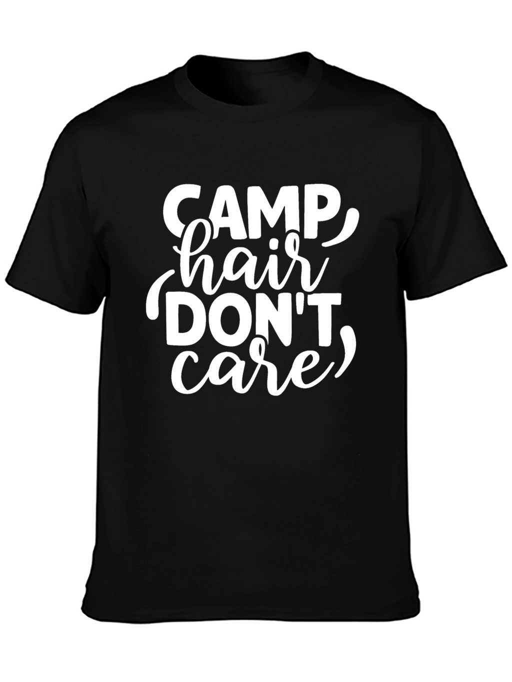 Camp Hair Dont Care Graphic Tee