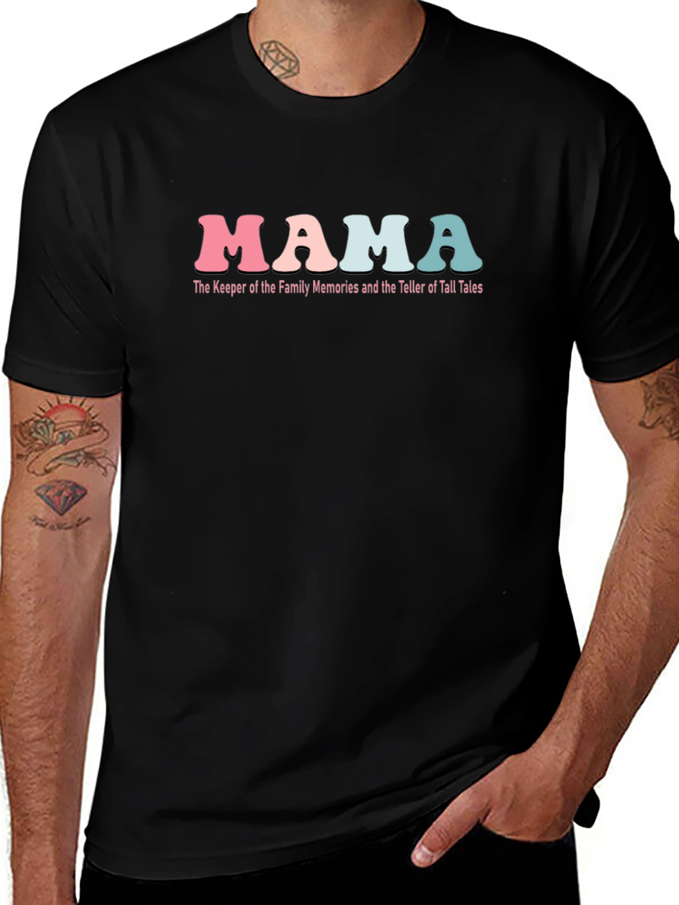 Retro Mama Graphic Tee - Family Memories Teller