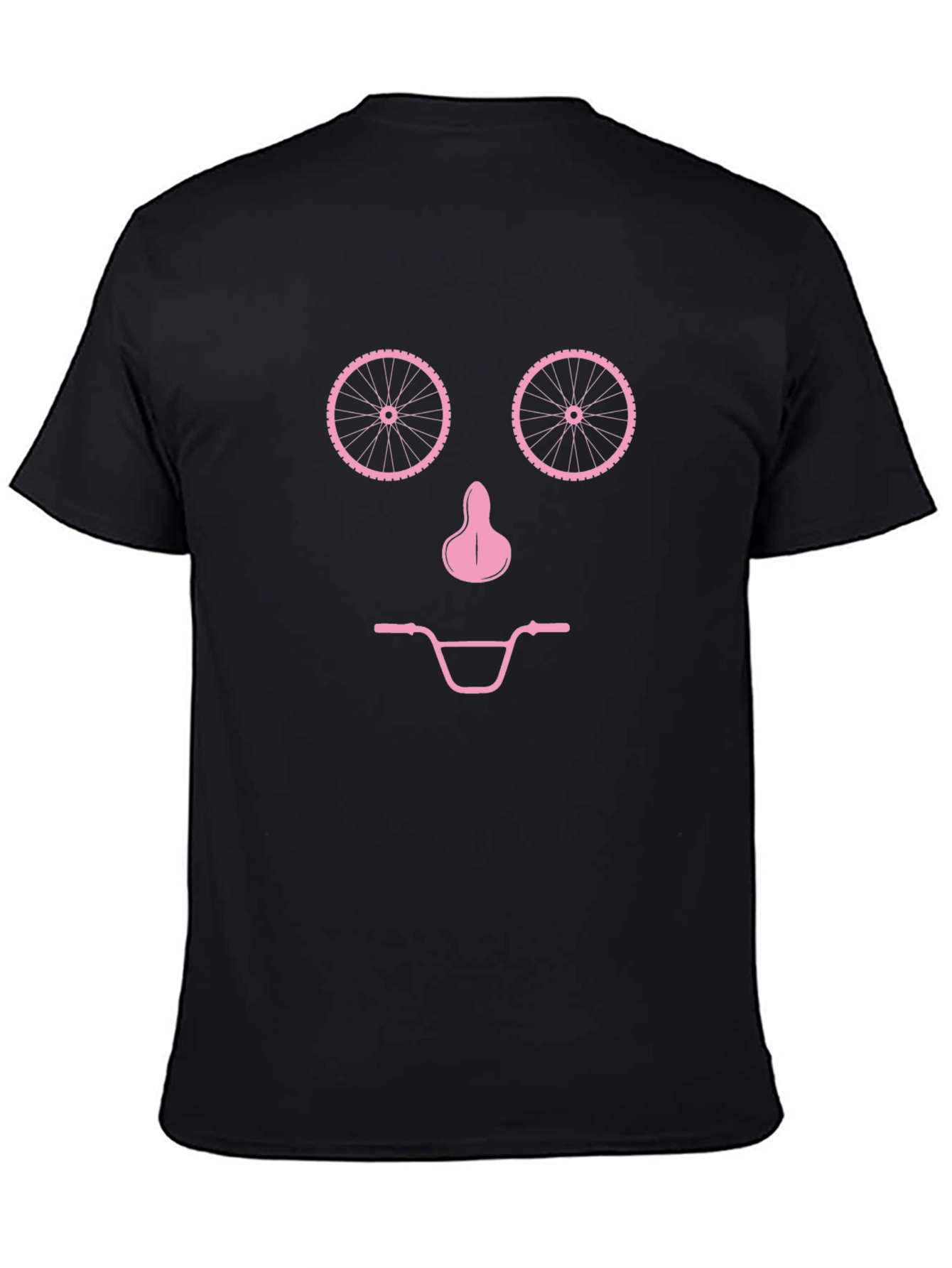 Bike Face Graphic T-Shirt - Black