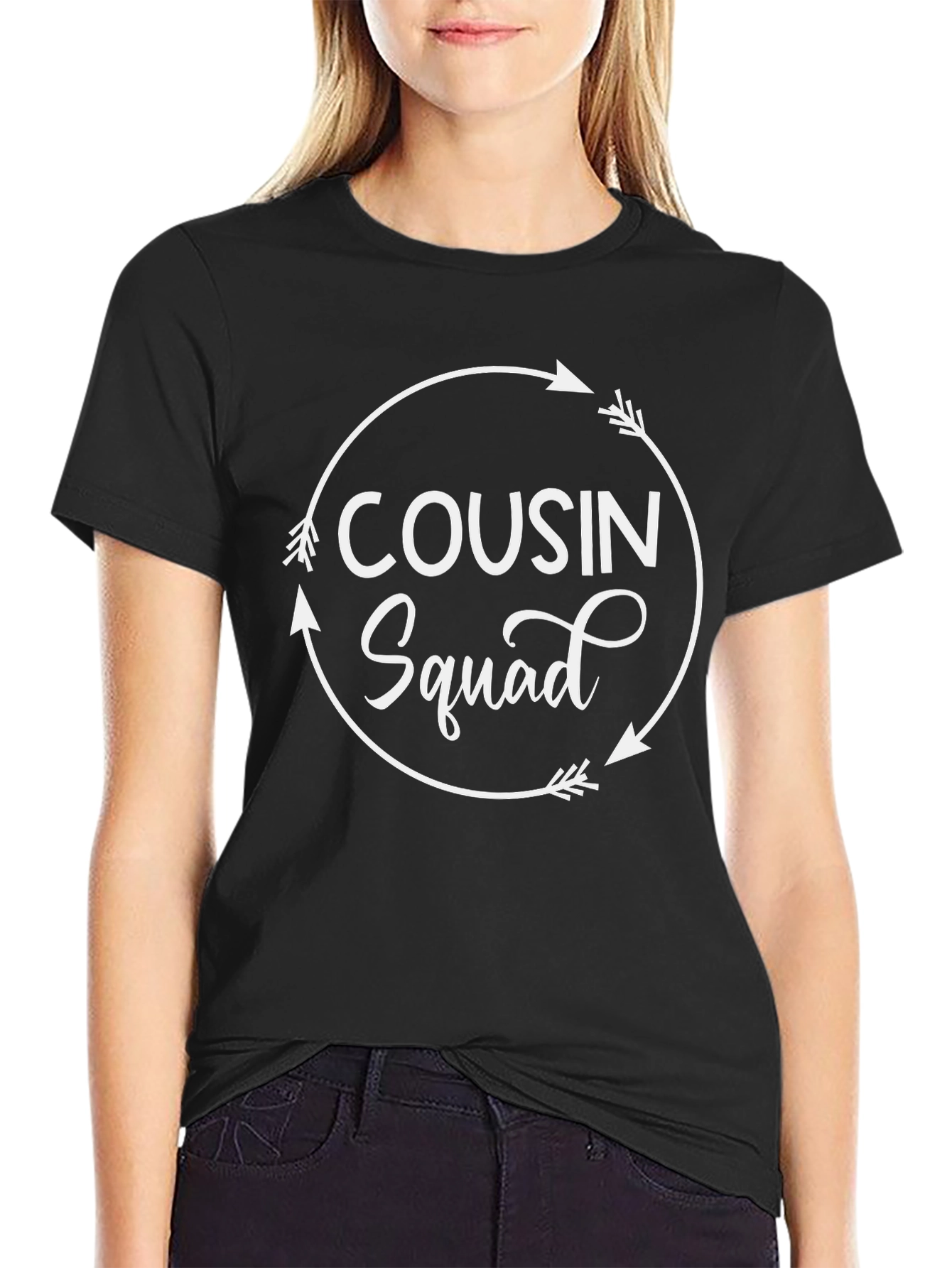 Cousin Squad Arrow Circle T-Shirt