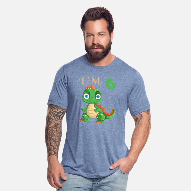 Funny Dinosaur I'm 6 Years Old Boys 6th Birthday