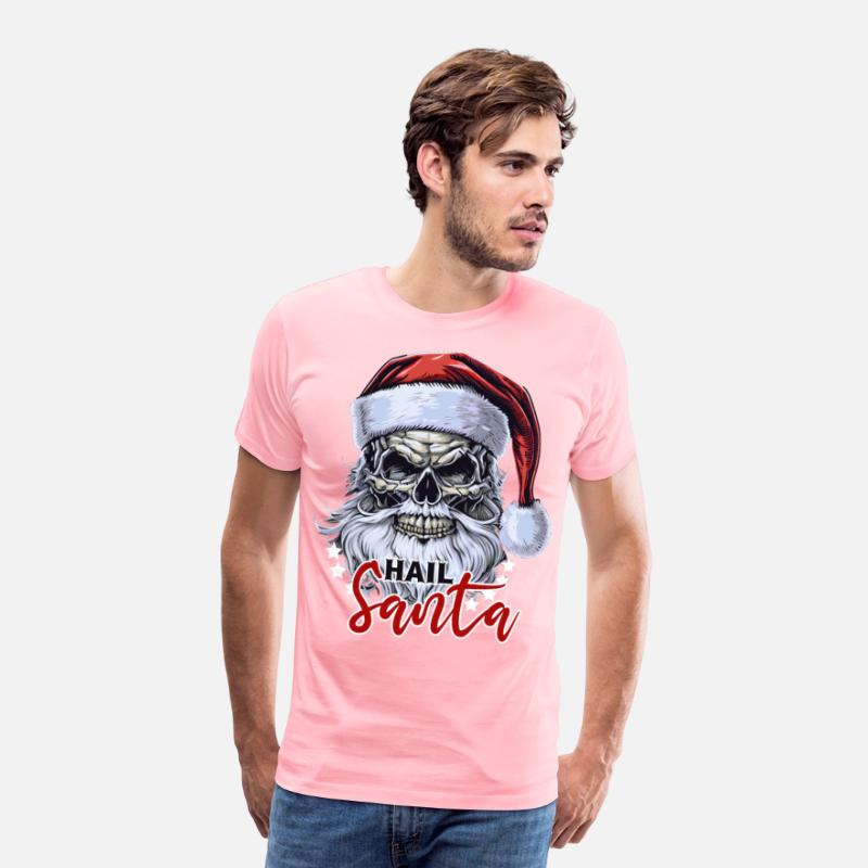 Funny Hail Santa Claus Skull Skeleton Antichrist C