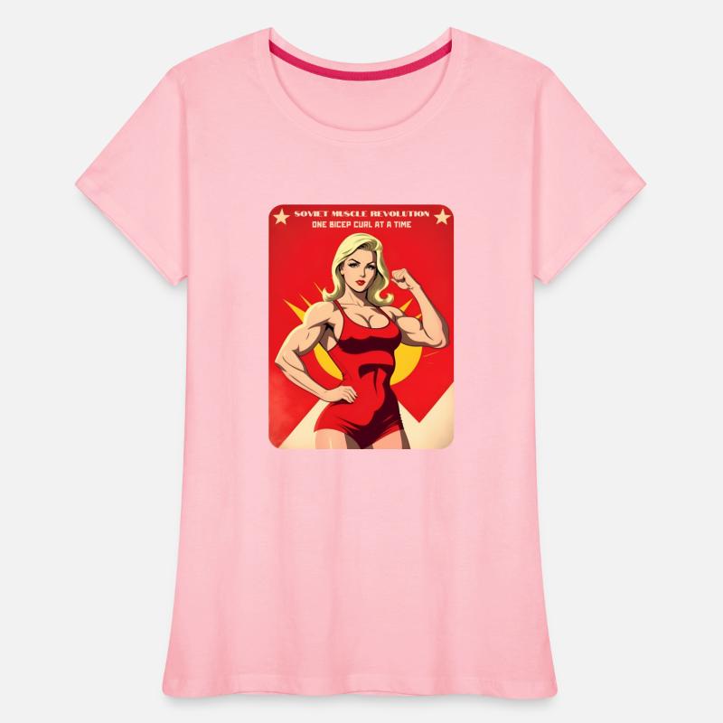 Funny Retro Bodybuilding Soviet Communism Humor