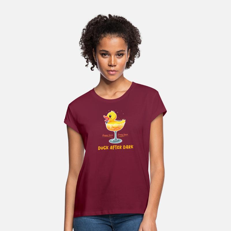 Funny Rubber Duck in Martini Glass Design