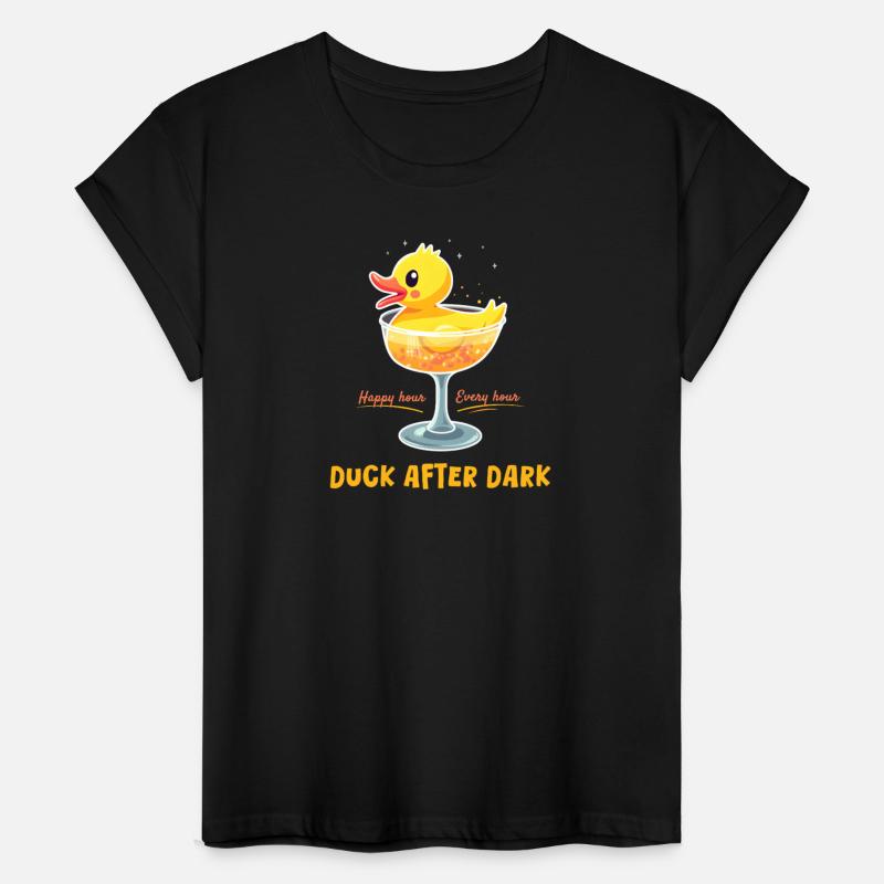 Funny Rubber Duck in Martini Glass Design