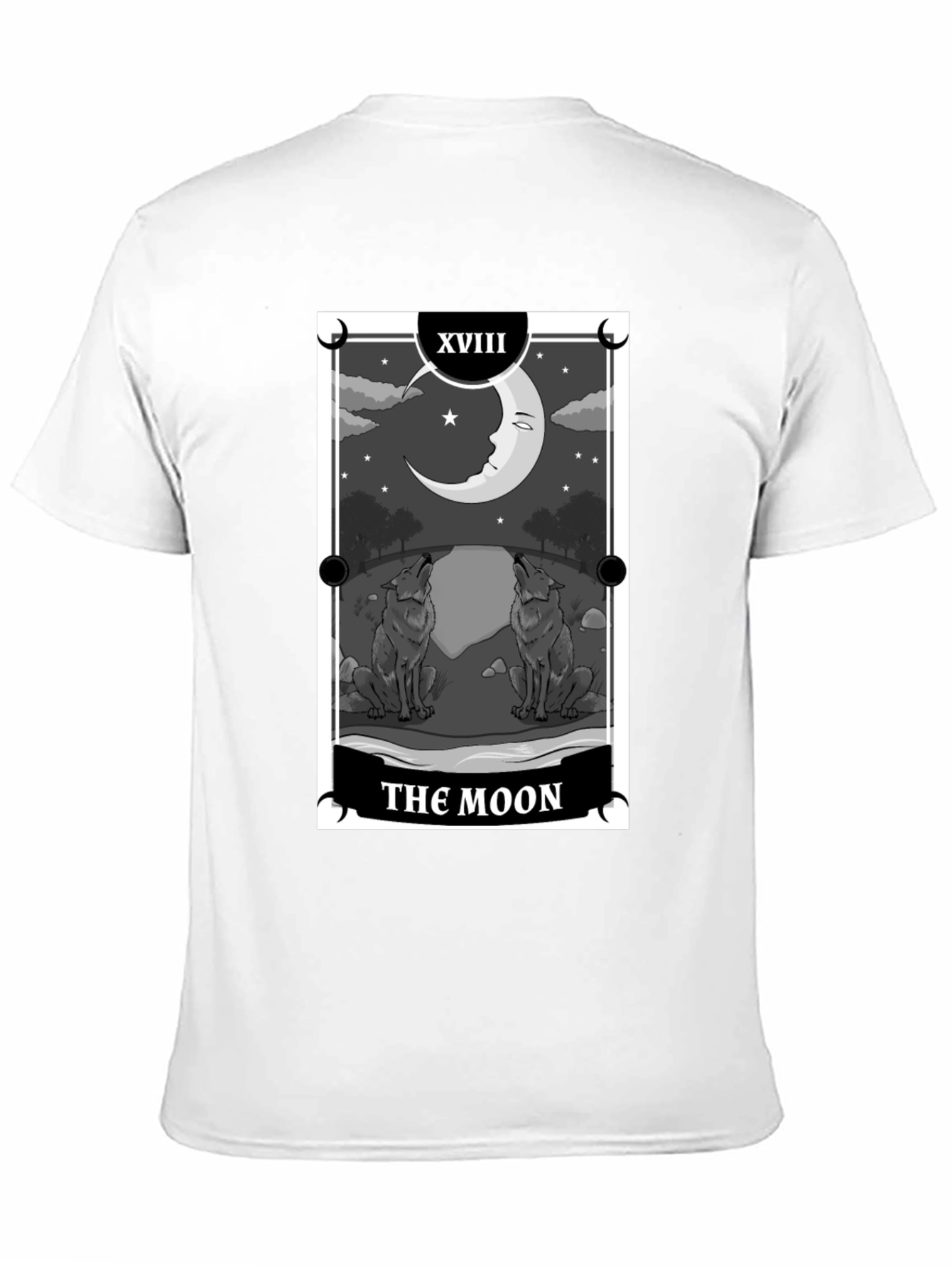 The Moon Tarot Card Graphic Tee