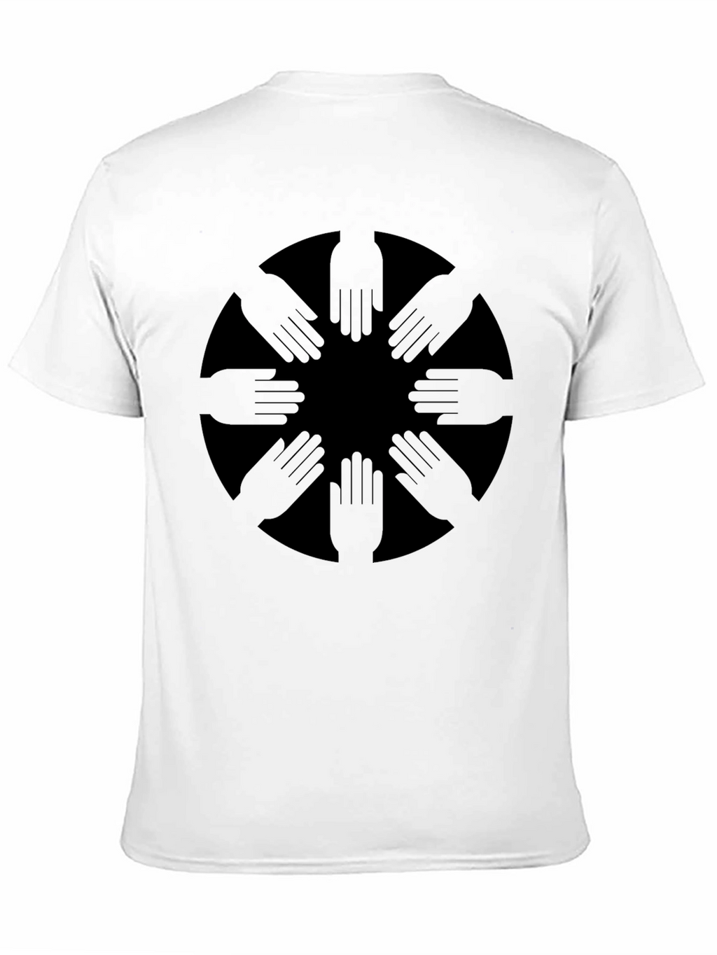 Symbolic Hands Graphic Tee - Soft Cotton T-Shirt