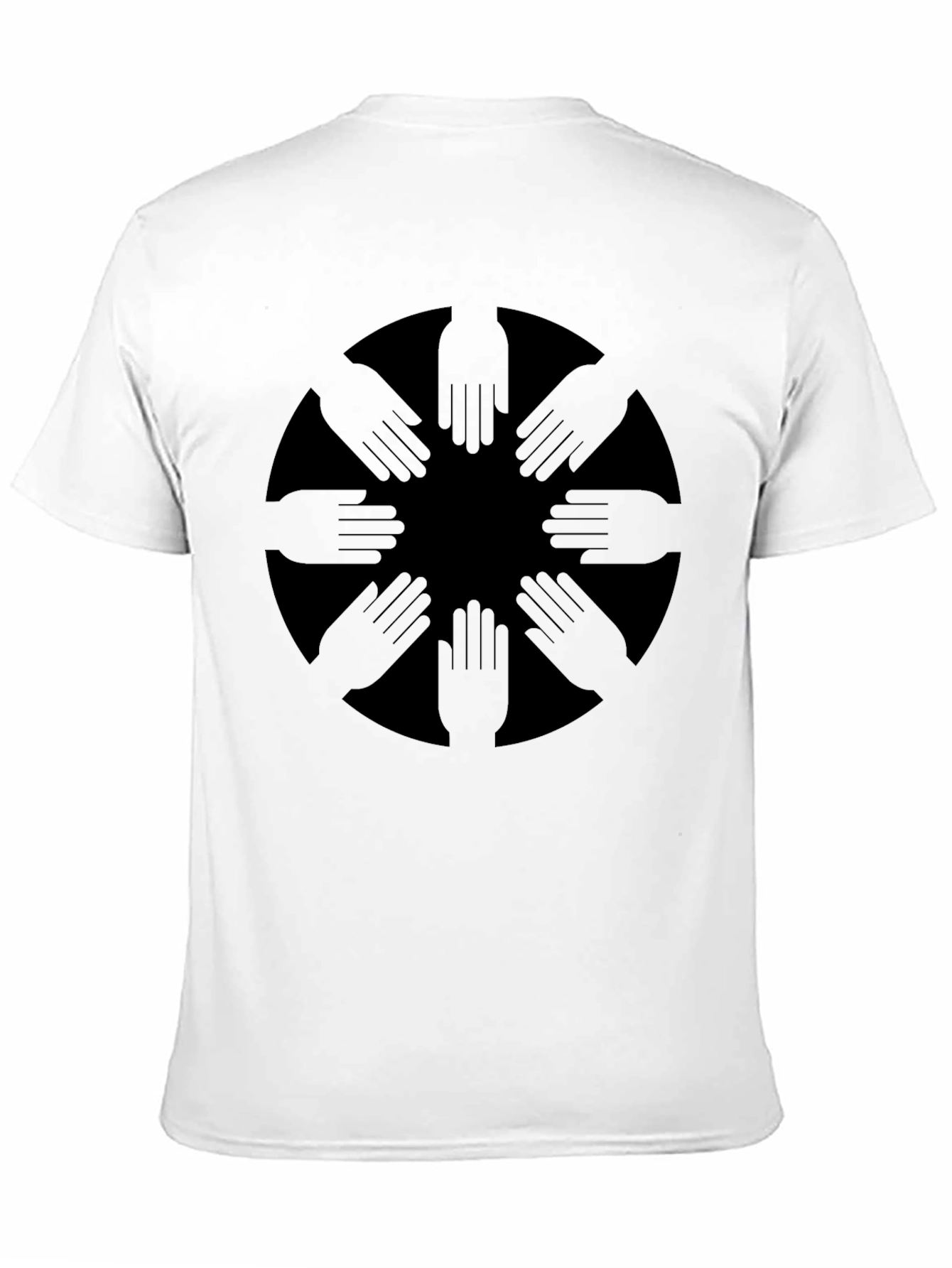 Symbolic Hands Graphic Tee - Soft Cotton T-Shirt