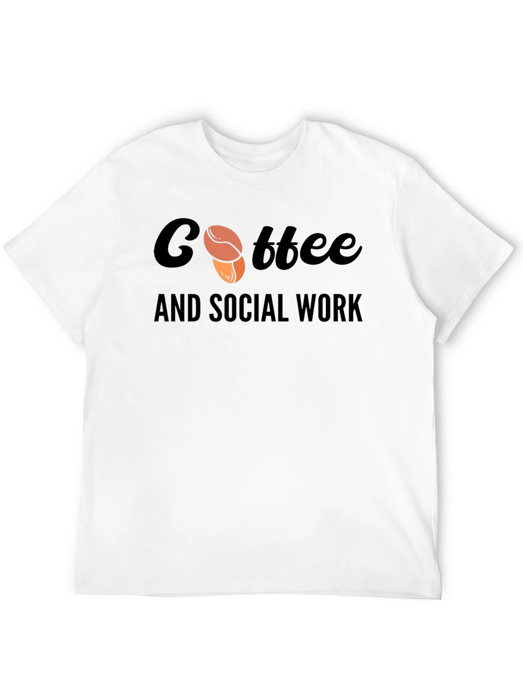Coffee and Social Work Black T-Shirt