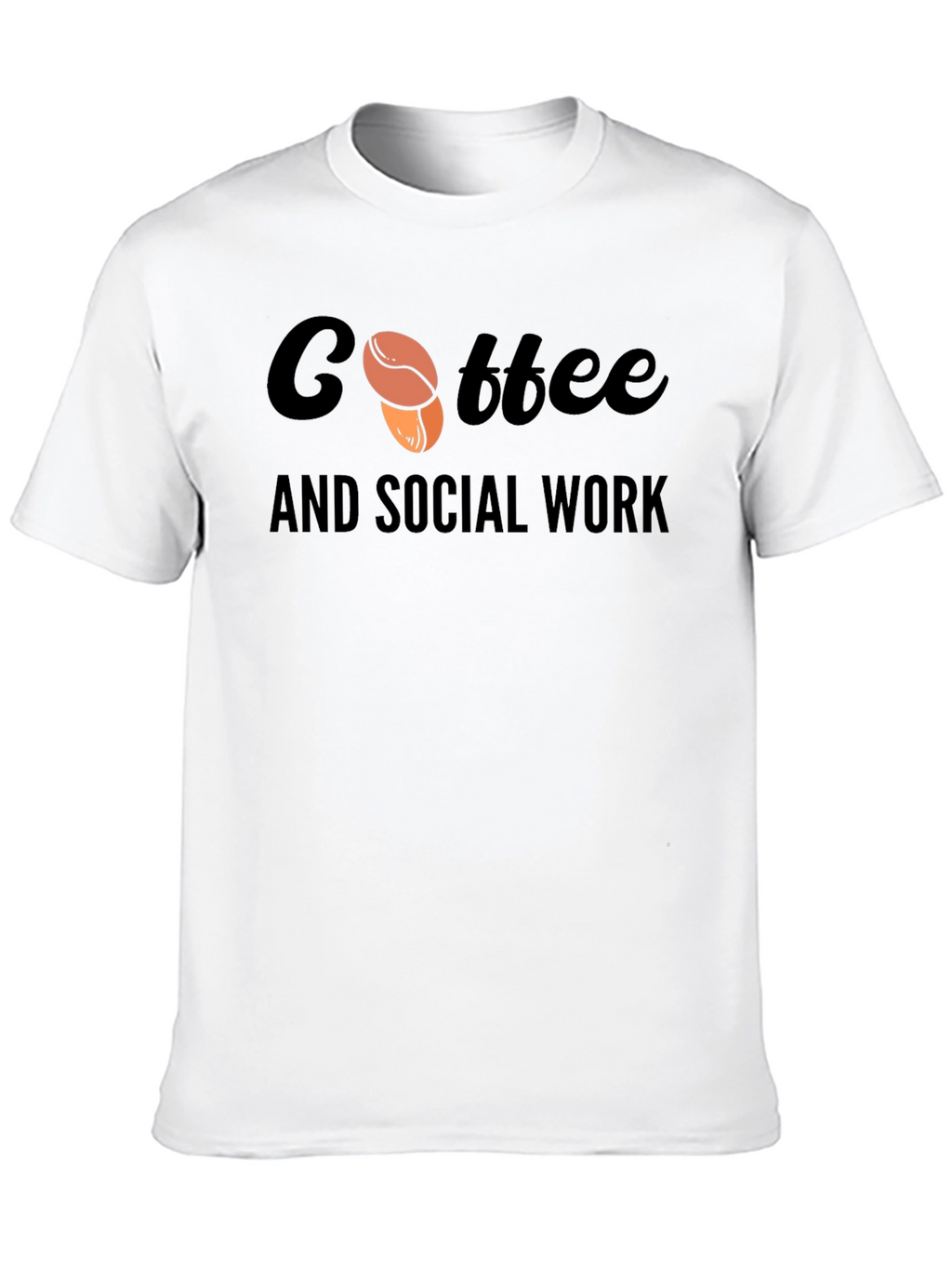 Coffee and Social Work Black T-Shirt