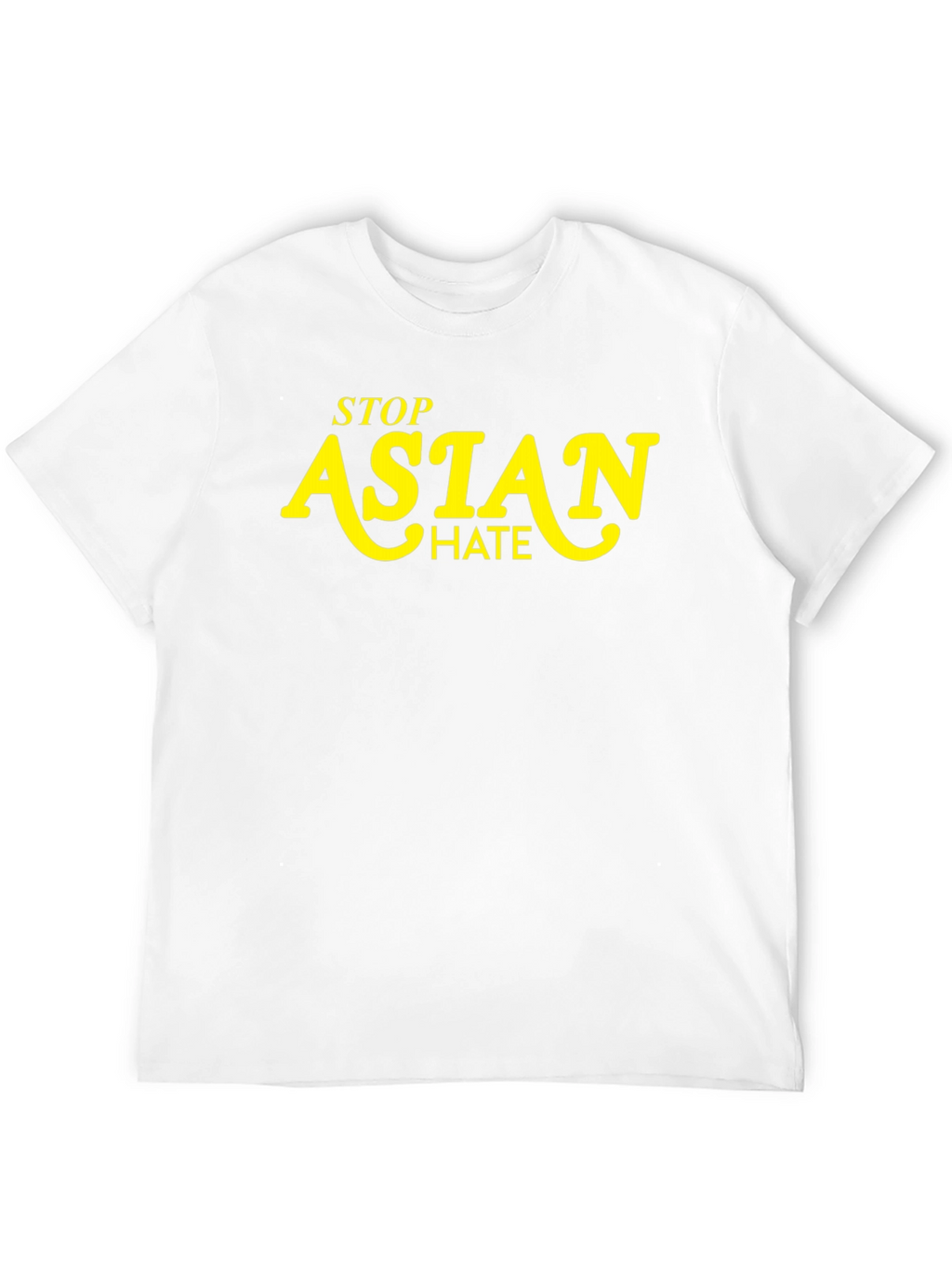 Stop Asian Hate Graphic T-Shirt - Black