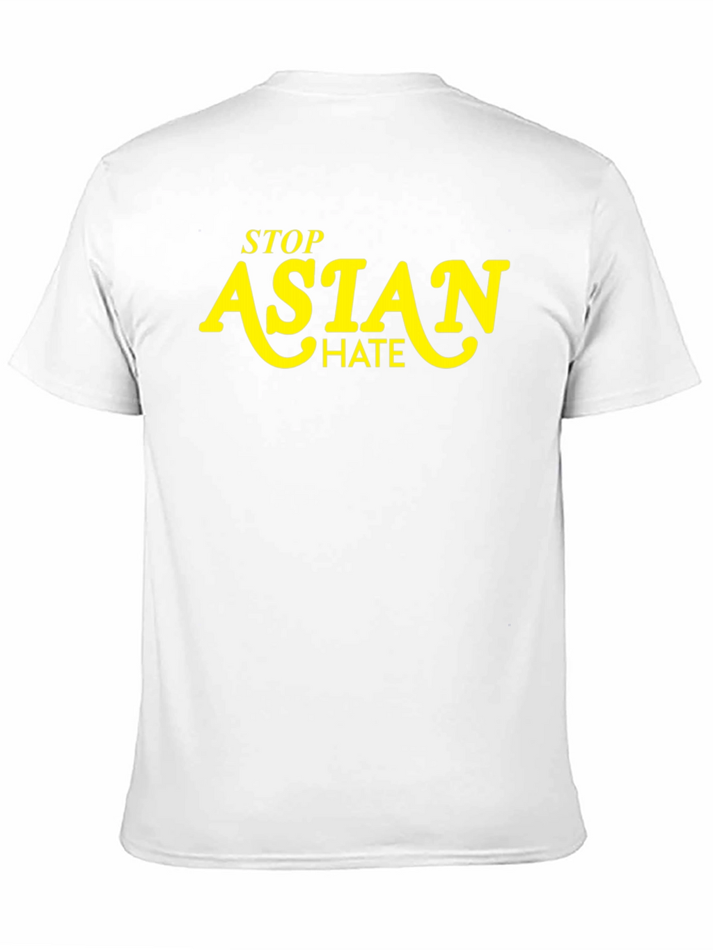Stop Asian Hate Graphic T-Shirt - Black