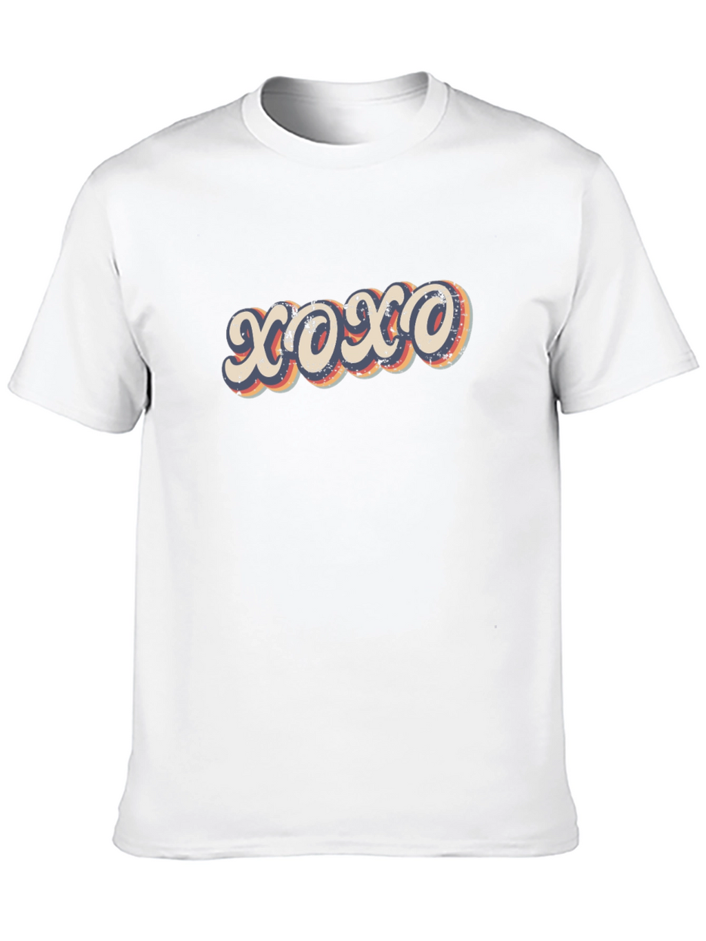 Retro XOXO Graphic Tee - Hugs and Kisses T-Shirt