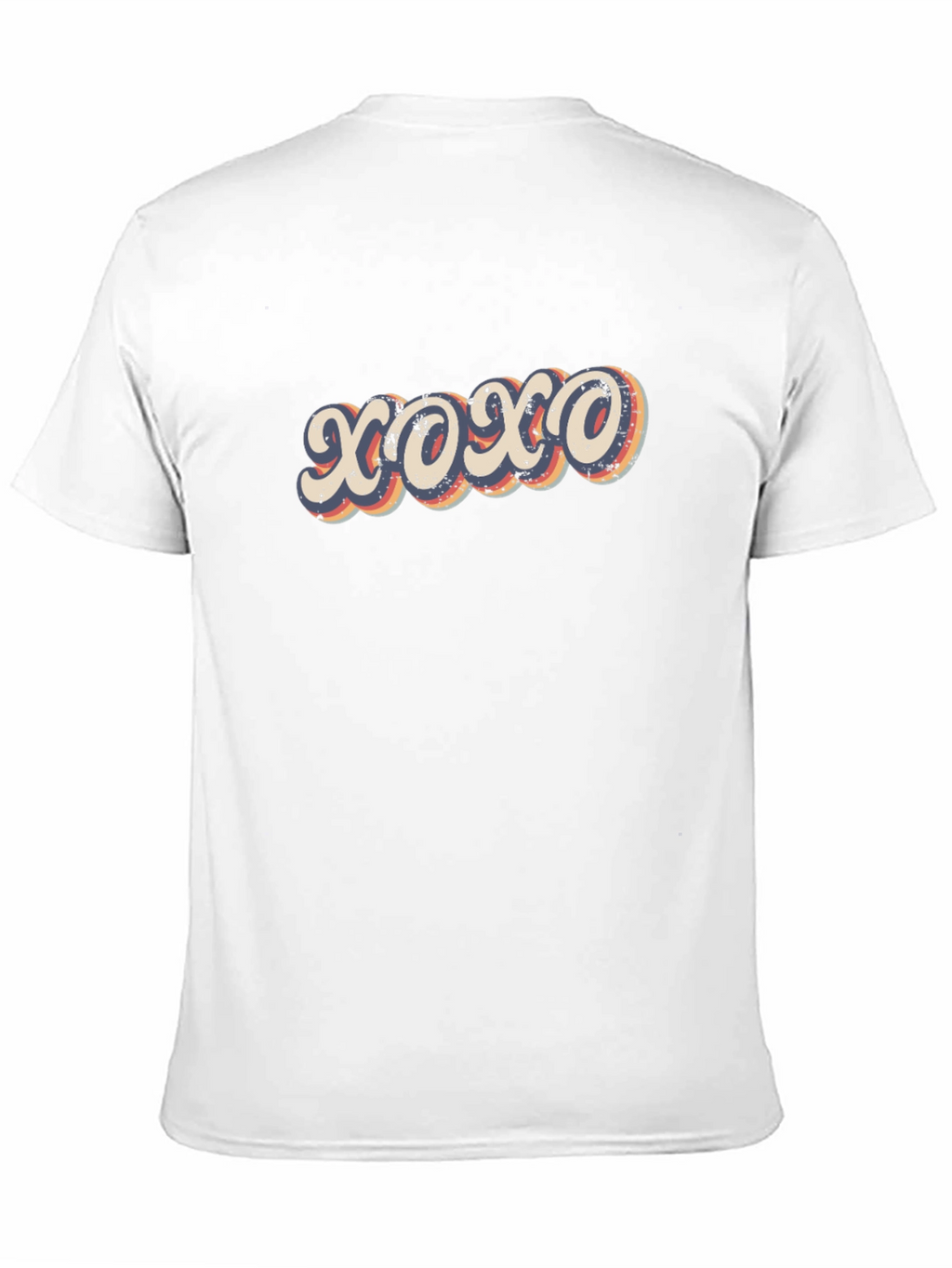 Retro XOXO Graphic Tee - Hugs and Kisses T-Shirt