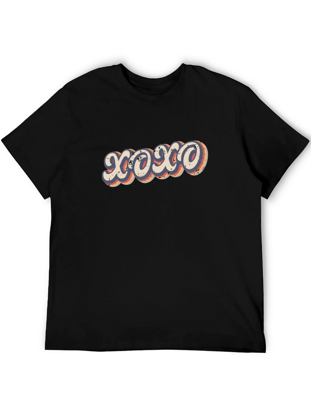 Retro XOXO Graphic Tee - Hugs and Kisses T-Shirt