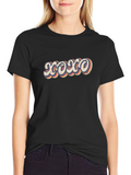 Retro XOXO Graphic Tee - Hugs and Kisses T-Shirt