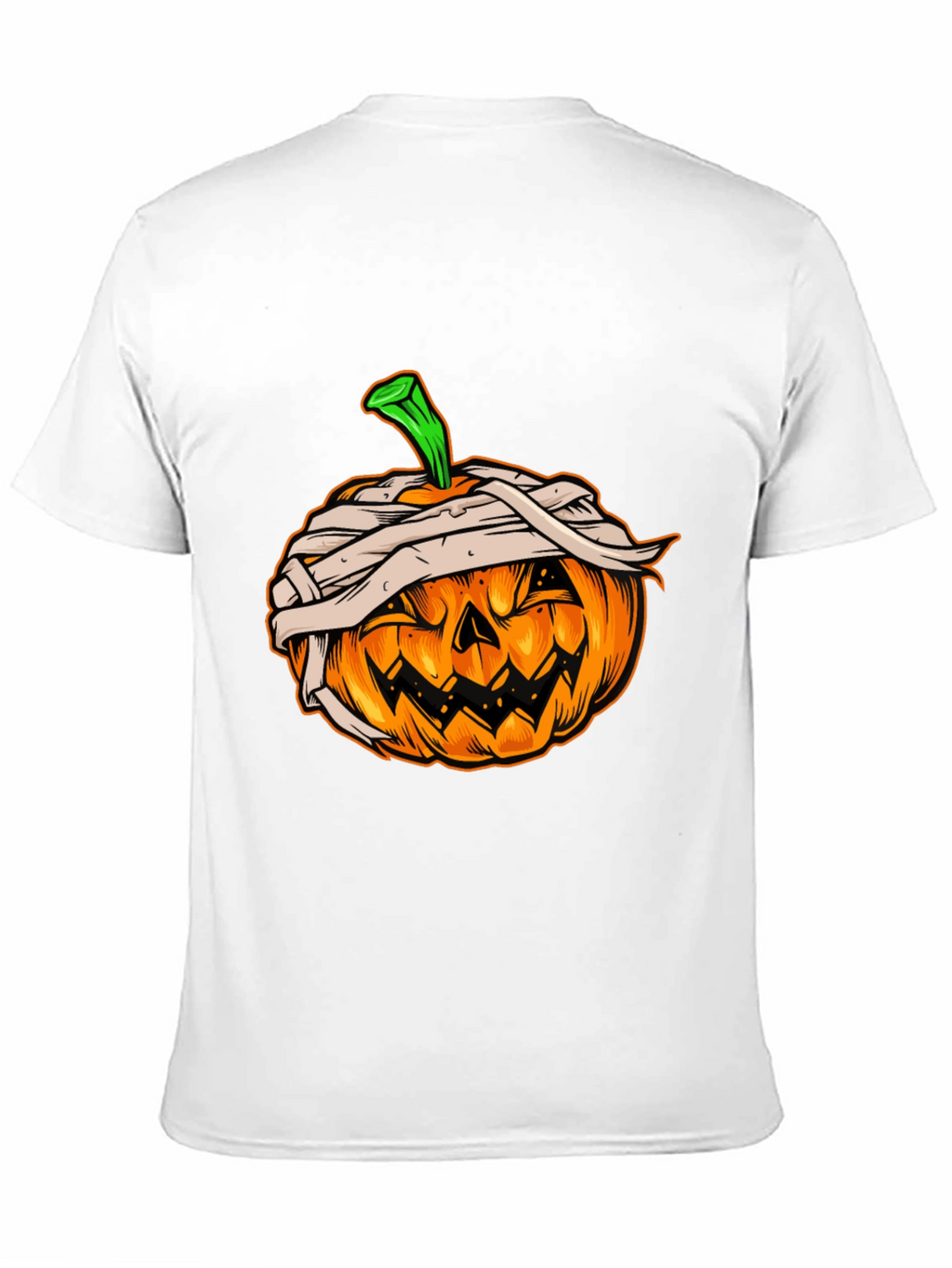 Halloween Pumpkin Mummy Graphic Tee