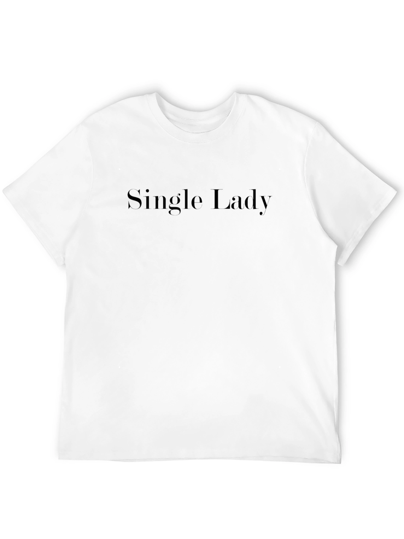 Single Lady Unisex Black T-Shirt - Modern Style