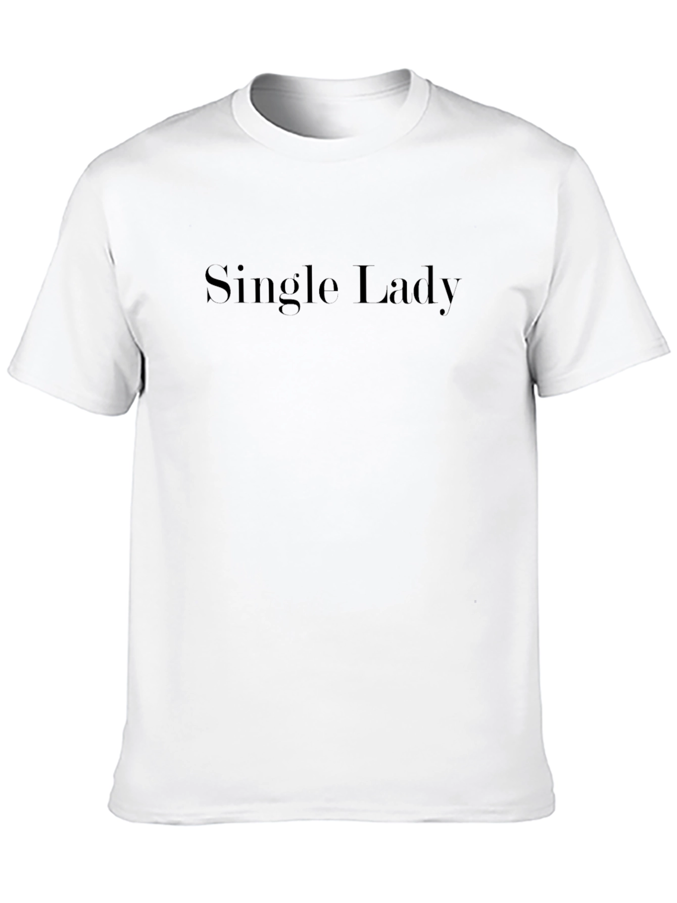 Single Lady Unisex Black T-Shirt - Modern Style