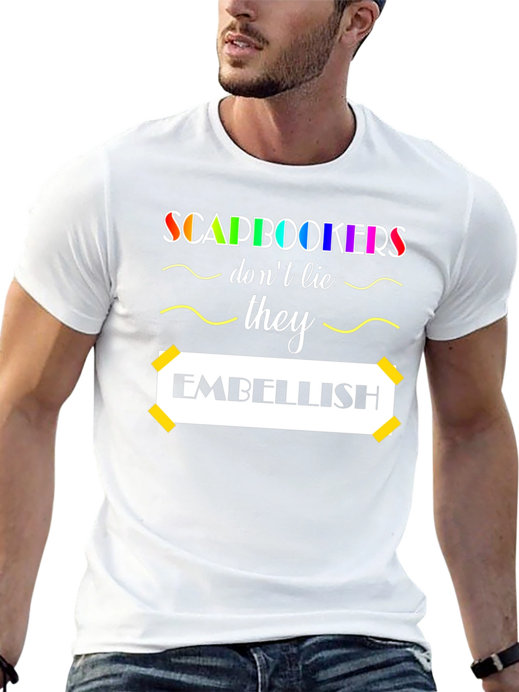 Scrapbookers Embellish Graphic Tee