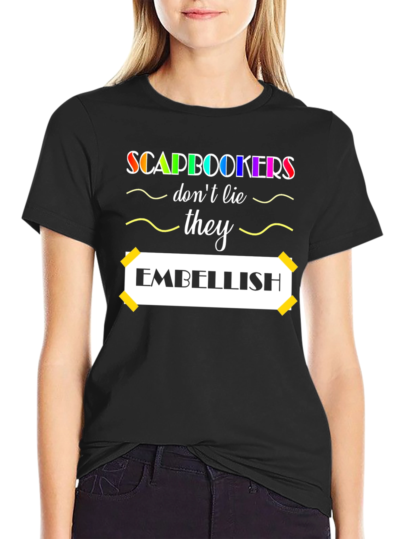 Scrapbookers Embellish Graphic Tee