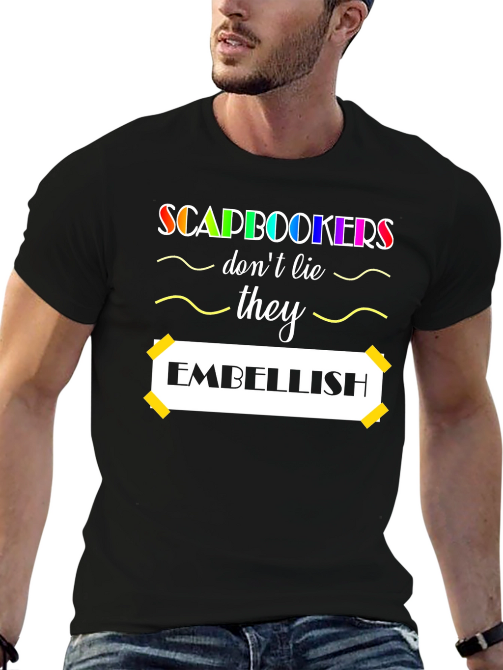 Scrapbookers Embellish Graphic Tee