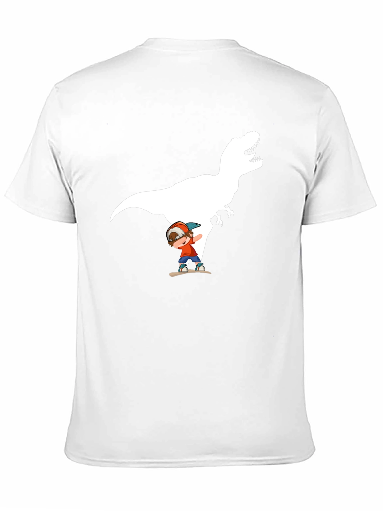 Dino Skater Black T-Shirt - Cool Graphic Tee