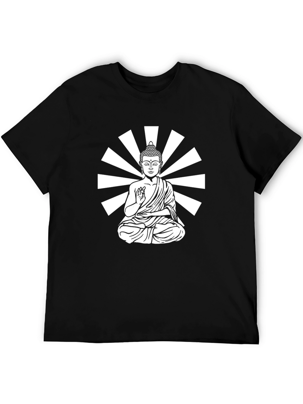 Buddha Graphic Tee - Meditative Style