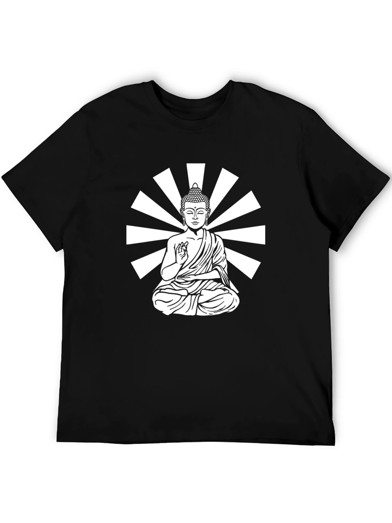Buddha Graphic Tee - Meditative Style
