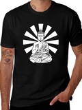 Buddha Graphic Tee - Meditative Style