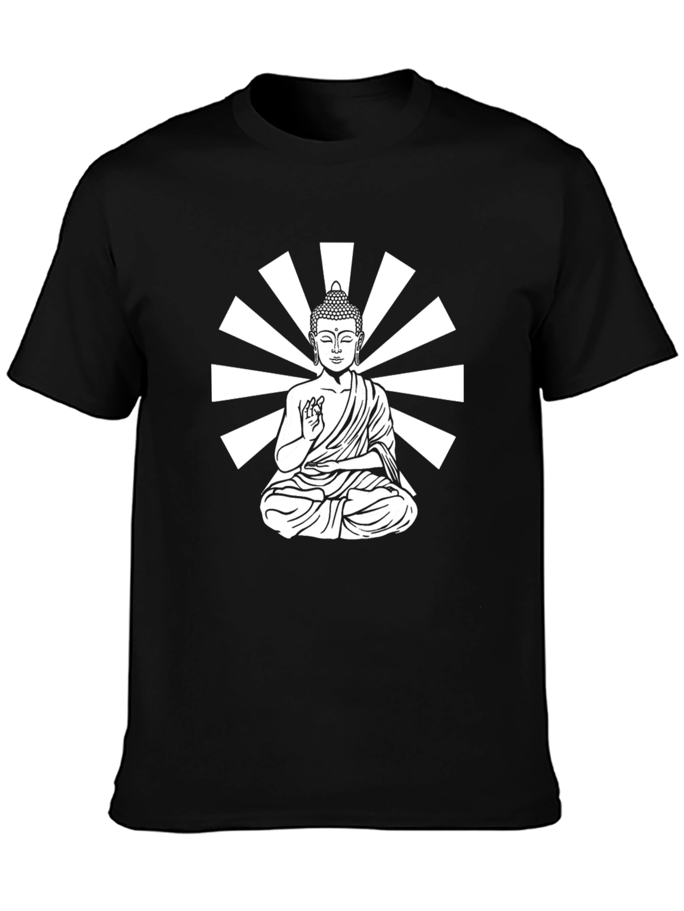 Buddha Graphic Tee - Meditative Style