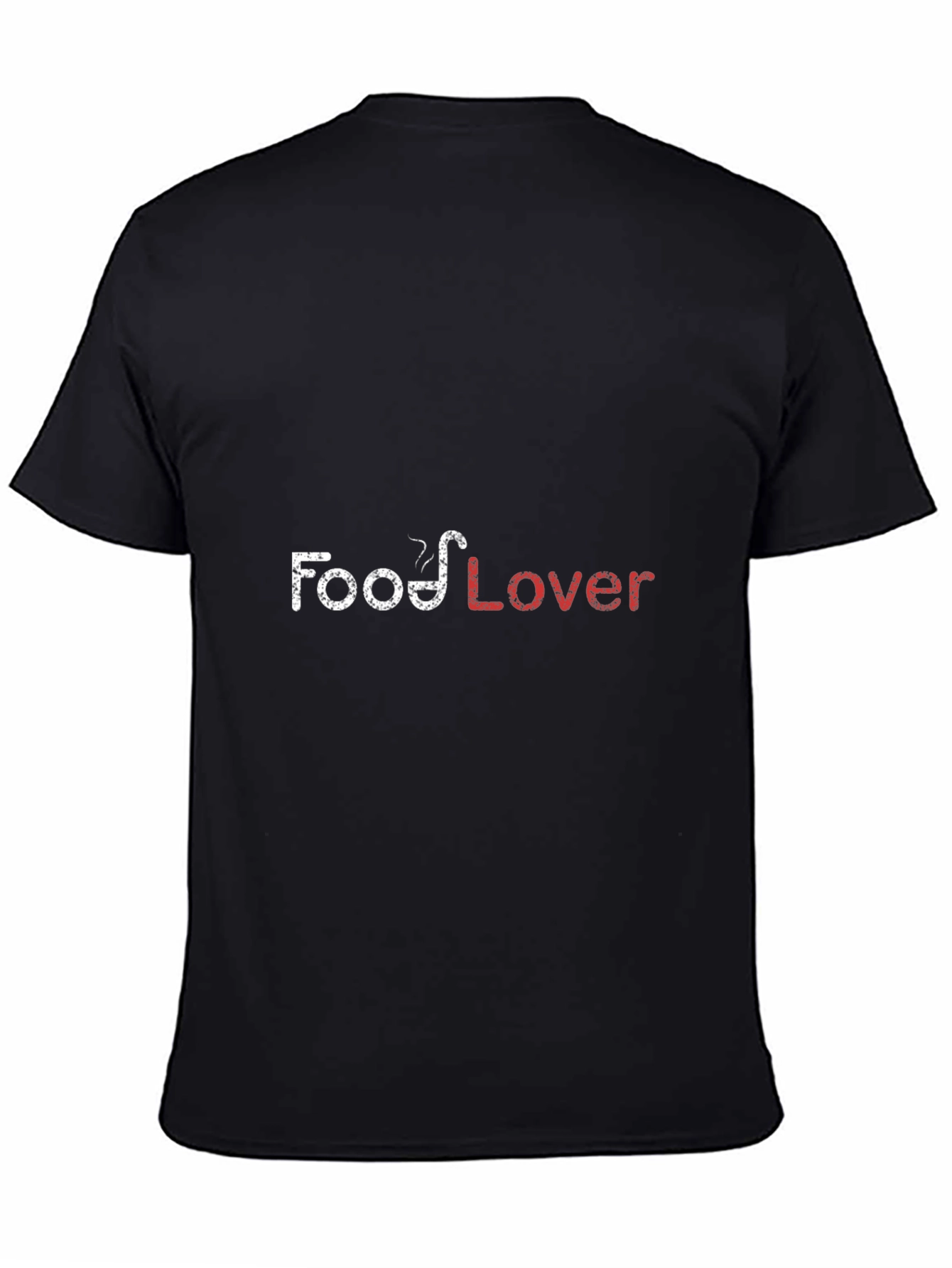Food Lover Black Graphic T-Shirt