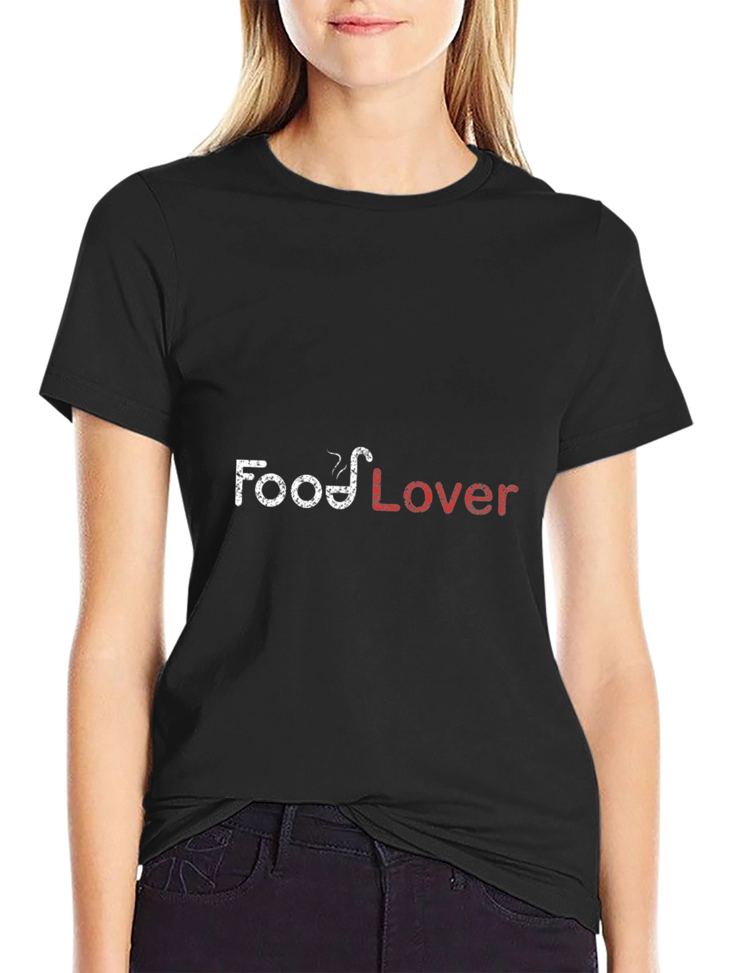 Food Lover Black Graphic T-Shirt