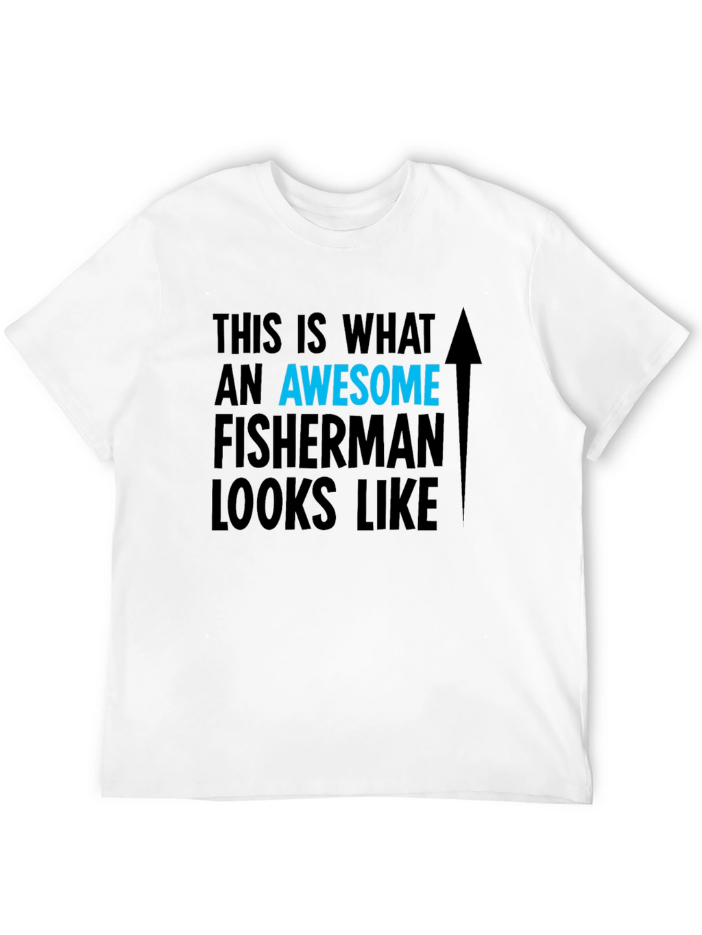 Awesome Fisherman Graphic T-Shirt