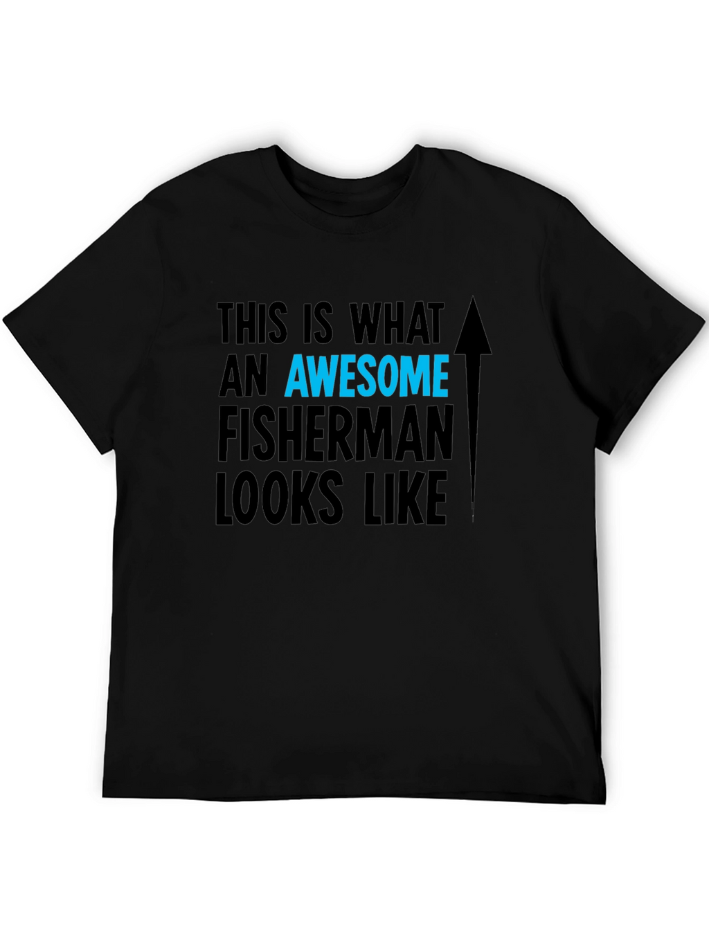 Awesome Fisherman Graphic T-Shirt