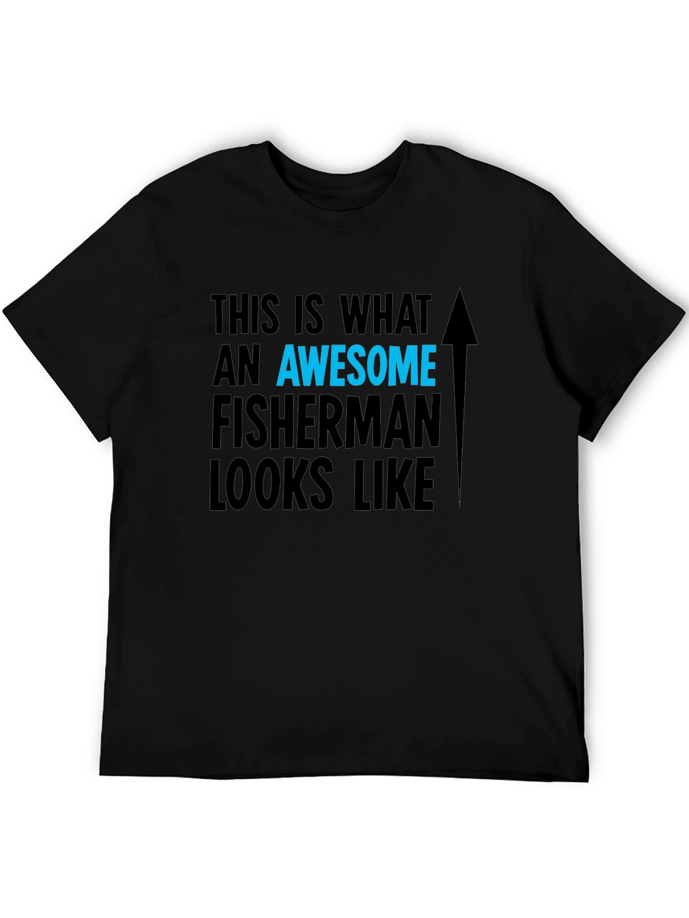 Awesome Fisherman Graphic T-Shirt