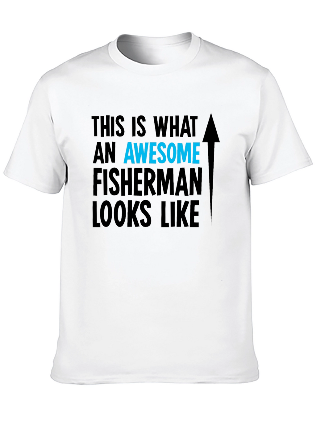 Awesome Fisherman Graphic T-Shirt