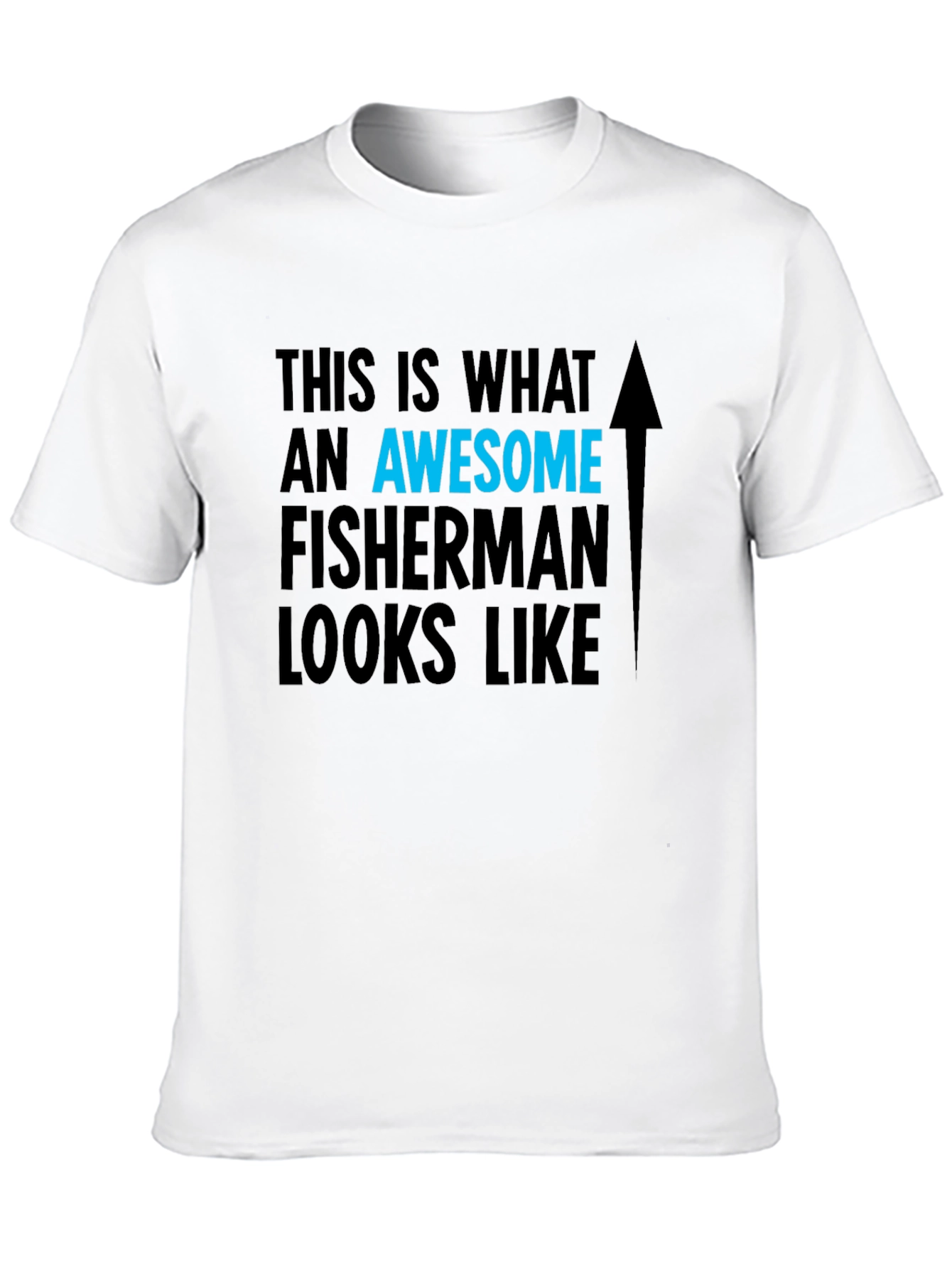 Awesome Fisherman Graphic T-Shirt