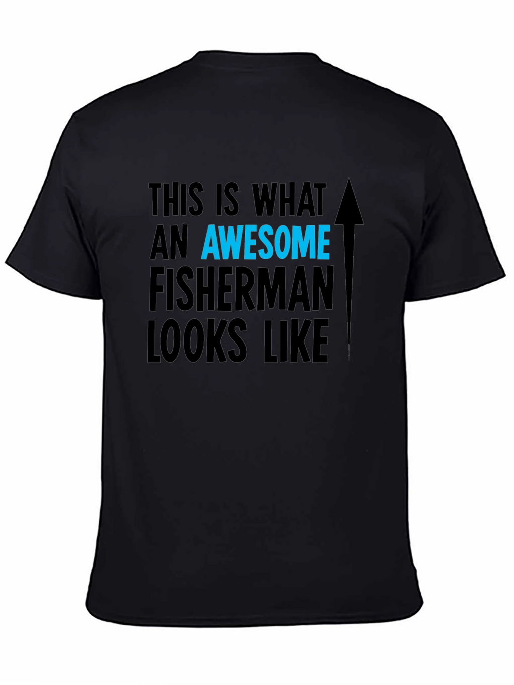 Awesome Fisherman Graphic T-Shirt