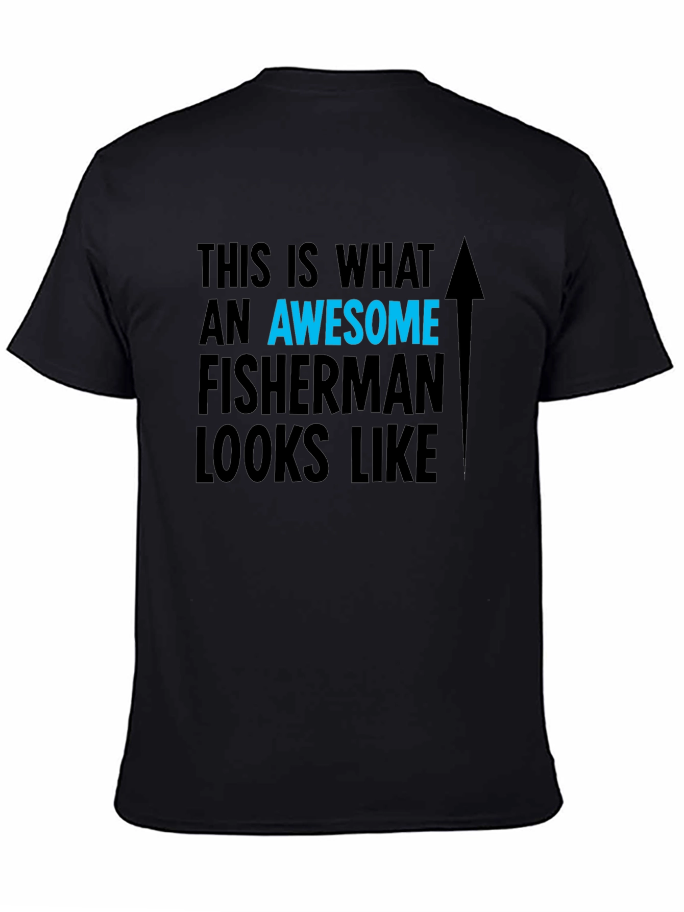 Awesome Fisherman Graphic T-Shirt