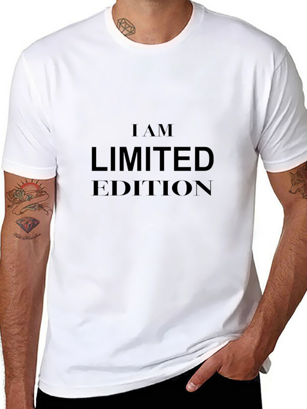 I AM LIMITED EDITION Black T-Shirt