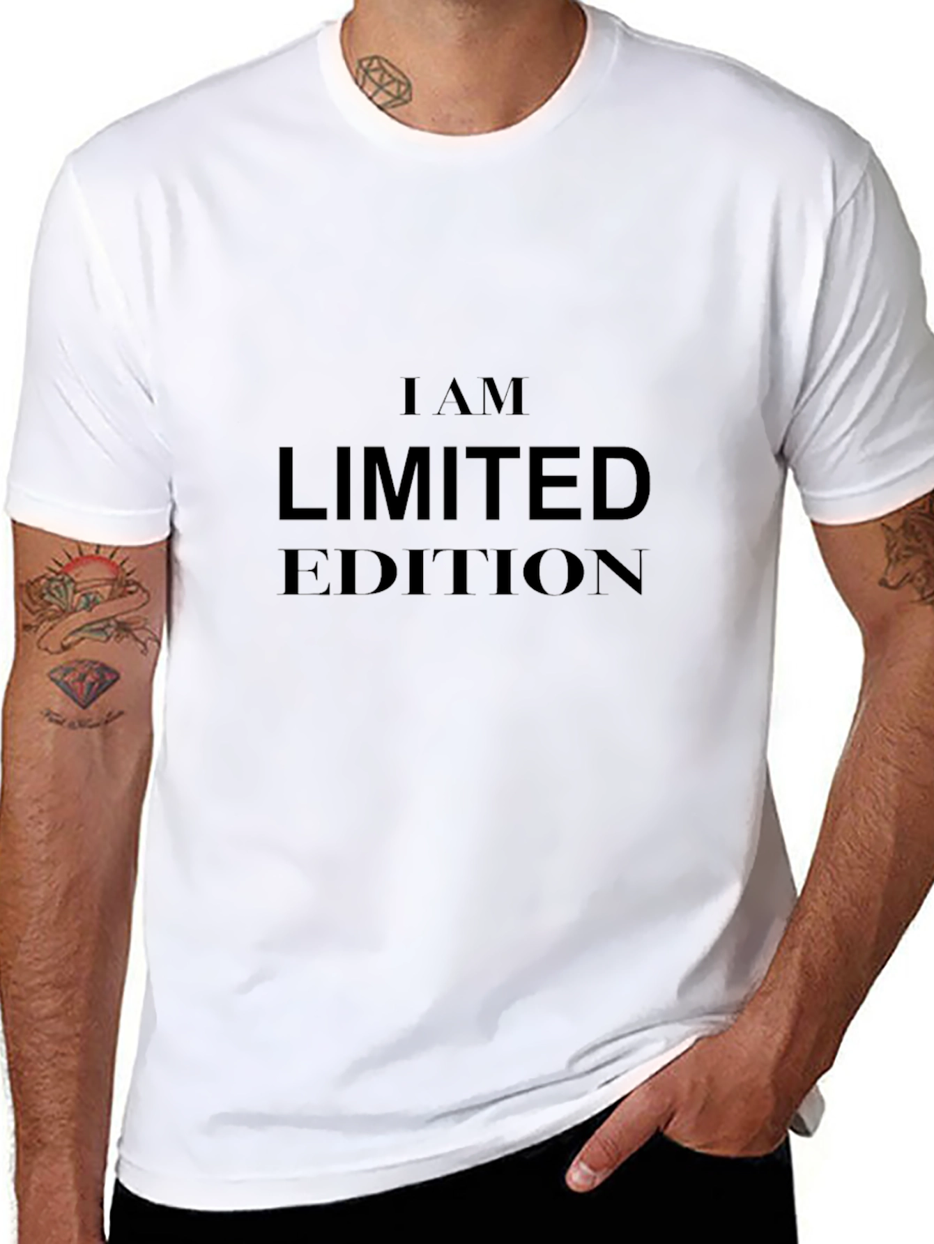 I AM LIMITED EDITION Black T-Shirt
