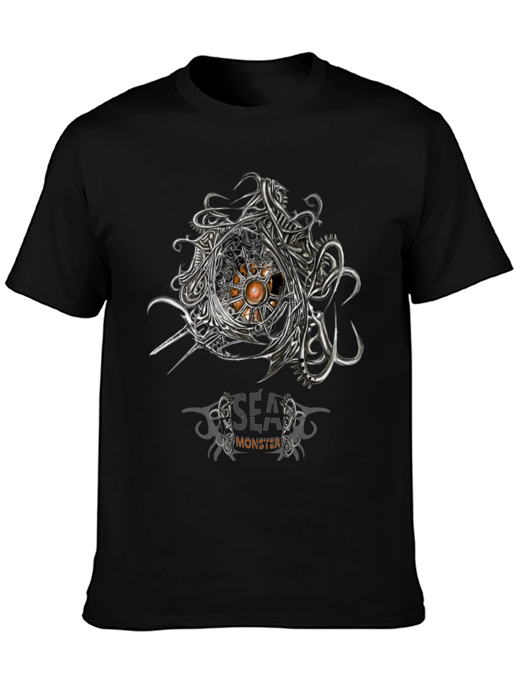 Sea Monster Graphic T-Shirt: Unique Design