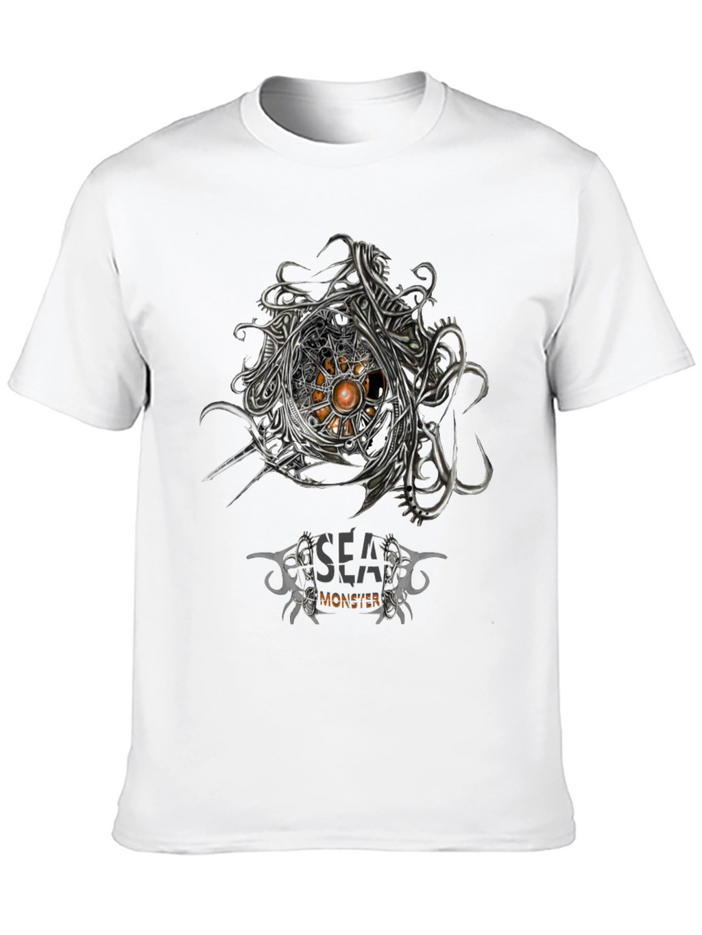 Sea Monster Graphic T-Shirt: Unique Design