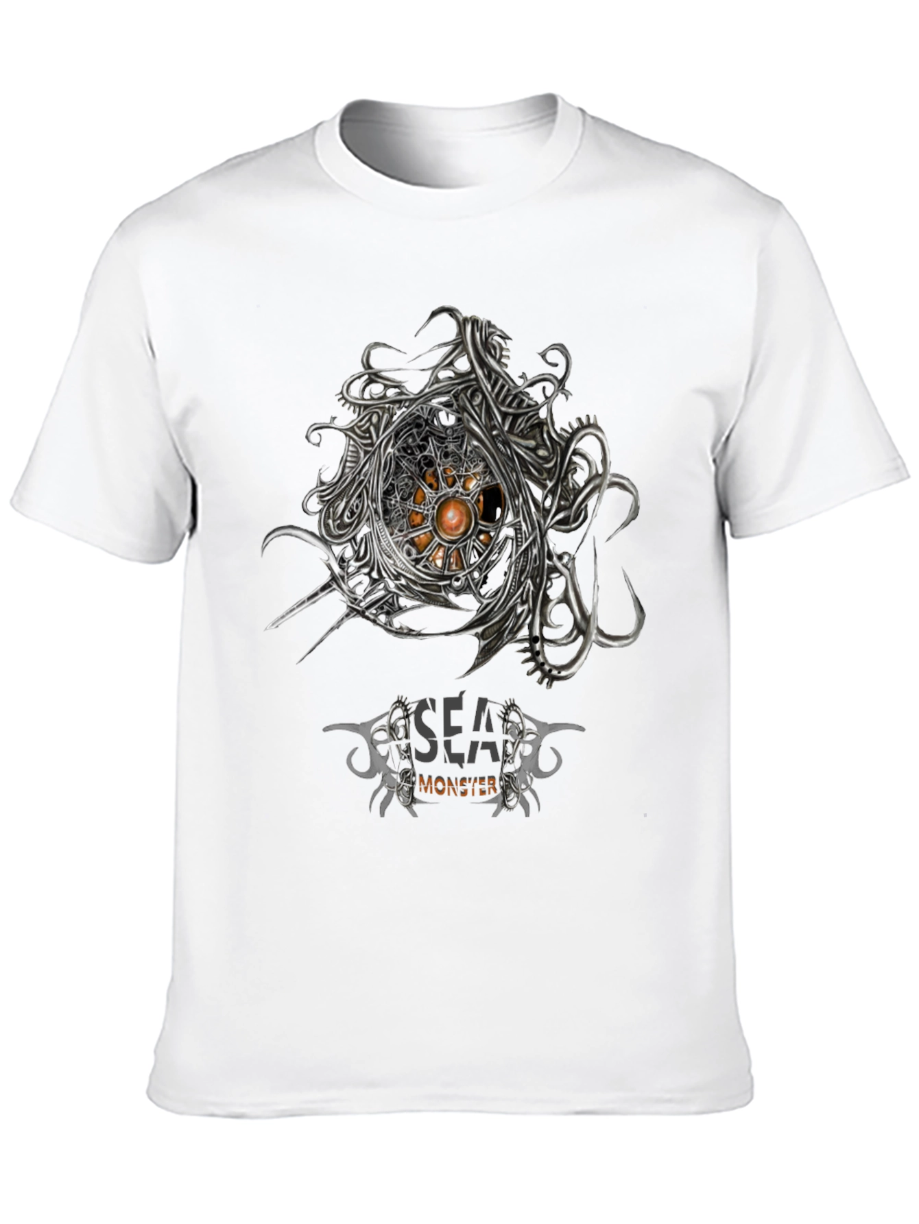 Sea Monster Graphic T-Shirt: Unique Design
