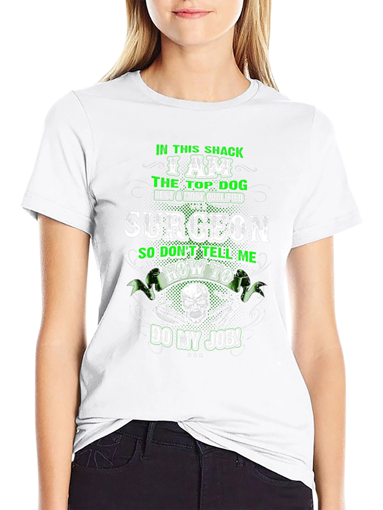 Top Dog Surgeon T-Shirt - Funny Graphic Tee