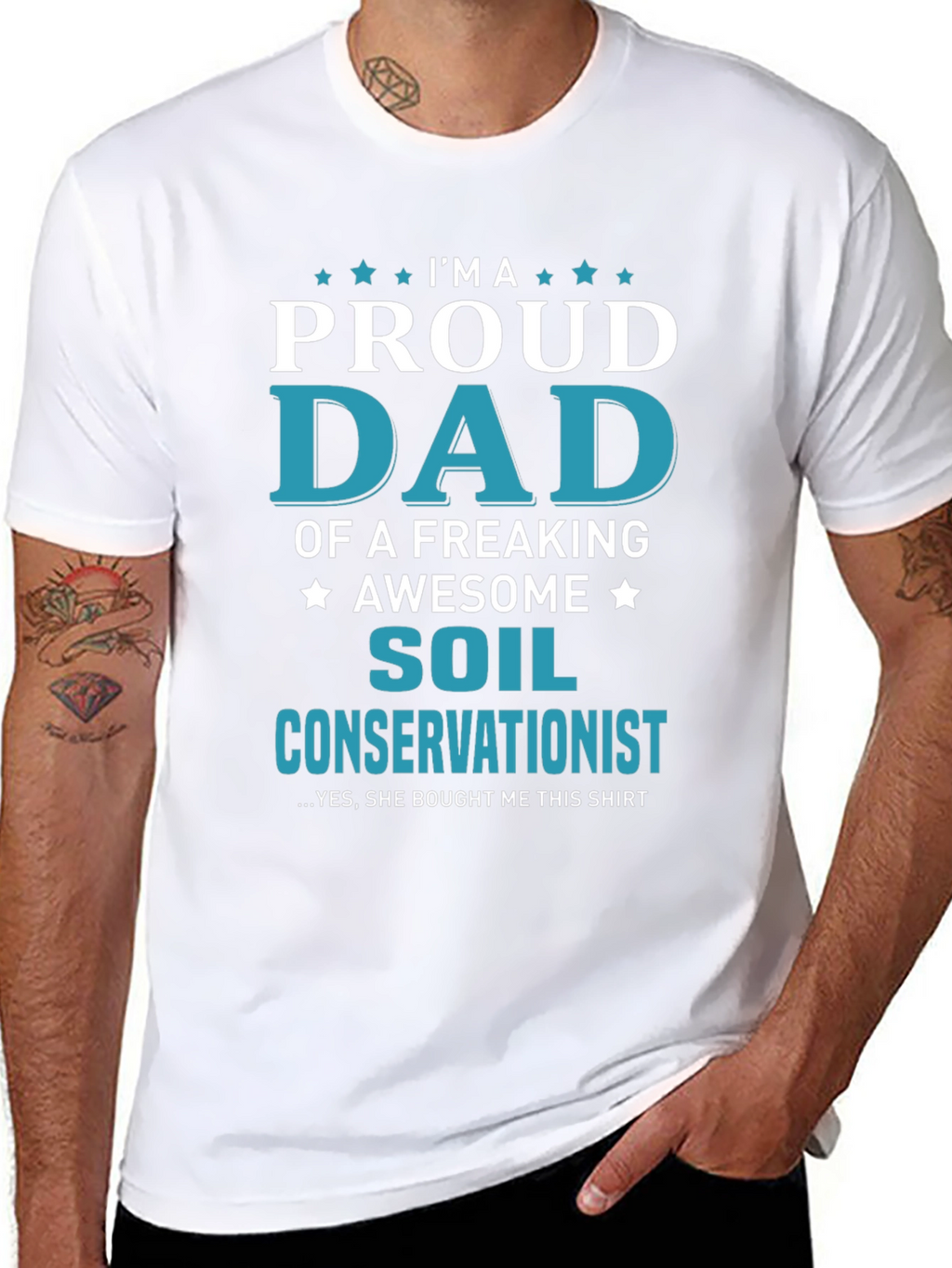Proud Dad of Soil Conservationist T-Shirt