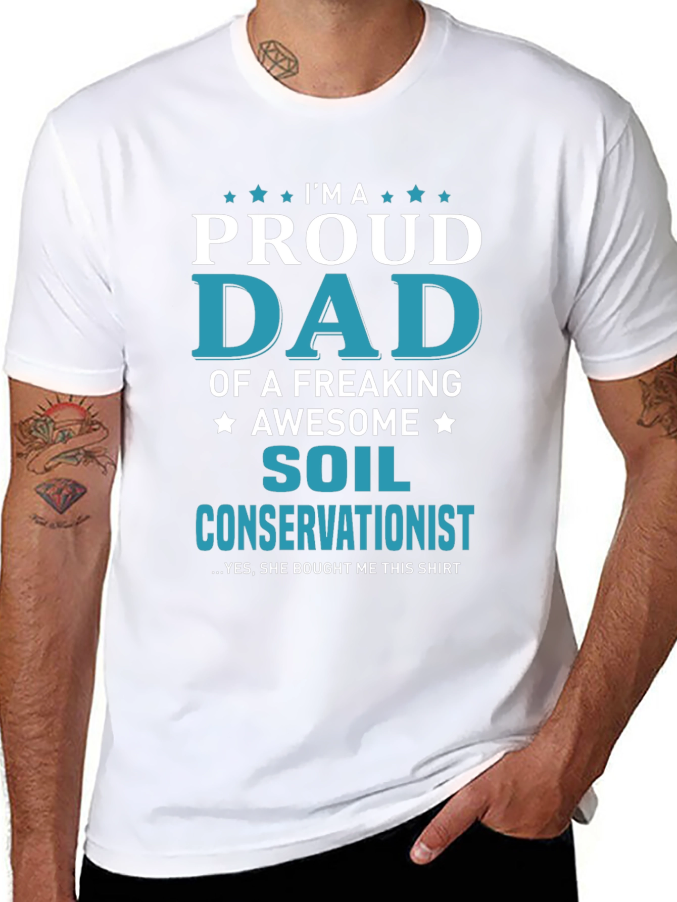 Proud Dad of Soil Conservationist T-Shirt
