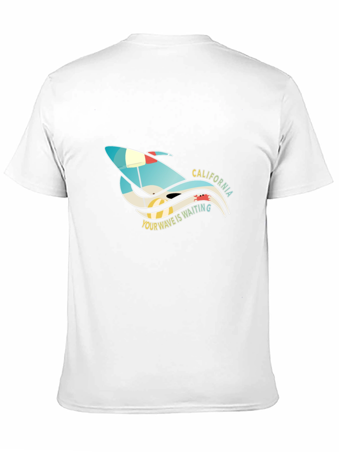 California Surf T-Shirt - Your Wave is Waiting