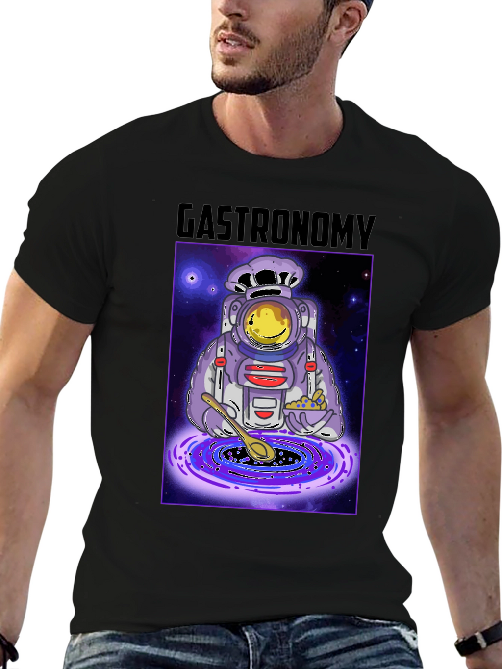 Gastronomy T-Shirt: Space Chef Design